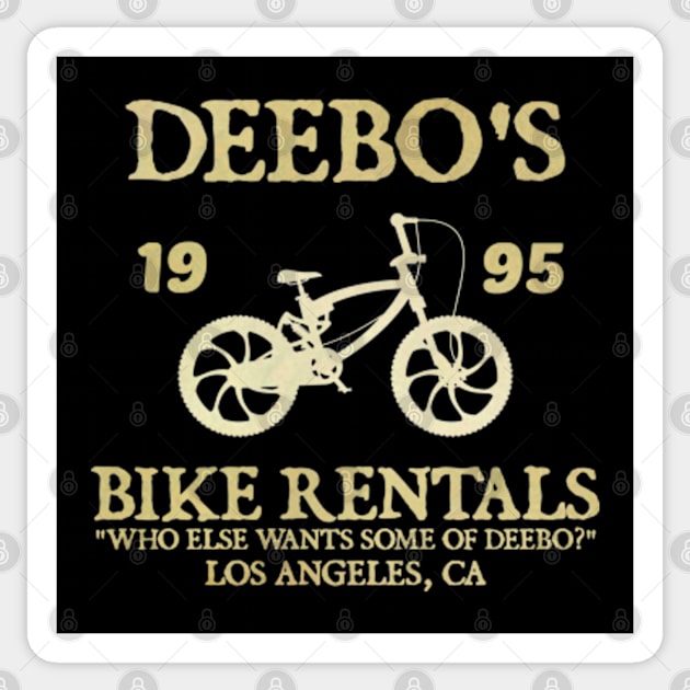 Deebo's Bike Rentals That's My Bike Punk Sticker by  hal mafhoum?